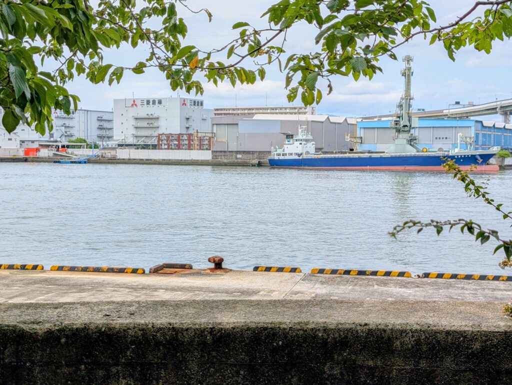 天保山公園から眺めた大阪港